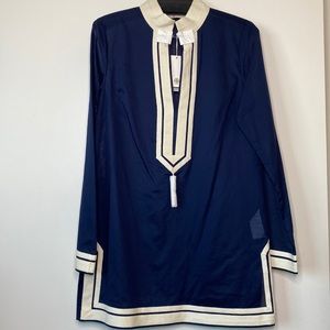 *BRAND NEW TORY BURCH TUNIC‼️ Navy with Off White Trim. Size M. Make me an offer